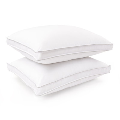 Laronte Polyester Hypoallergenic Gusset Medium Support Pillow