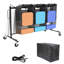 Chariot en métal pour chaise pliante, chariot pliant pour chaise-128994696