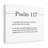 Merciful Kindness Psalm 117 - Wrapped Canvas Print