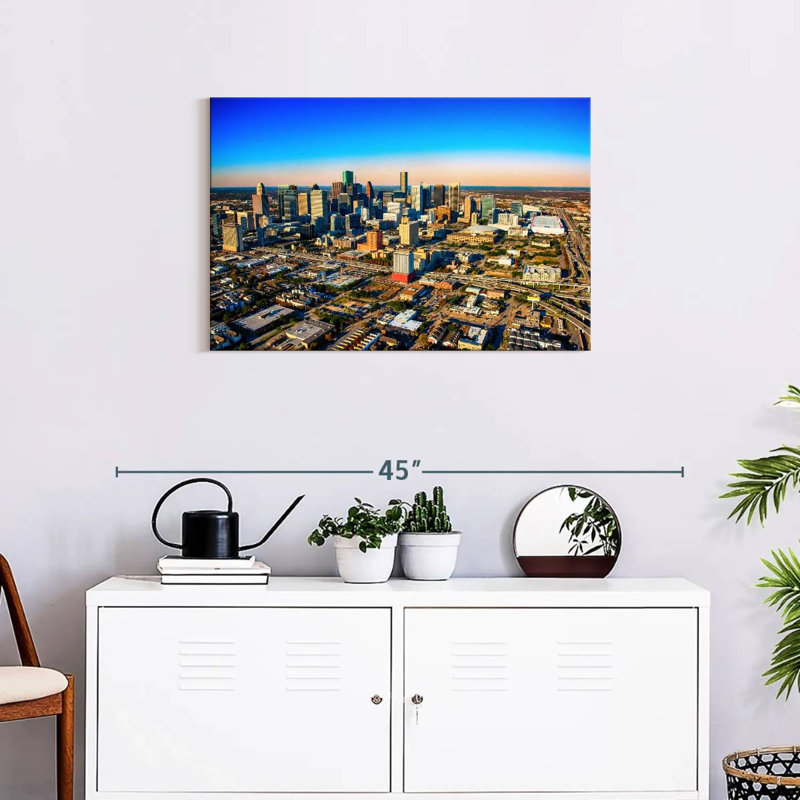 Houston Cityscape View, 20" H x 30" W