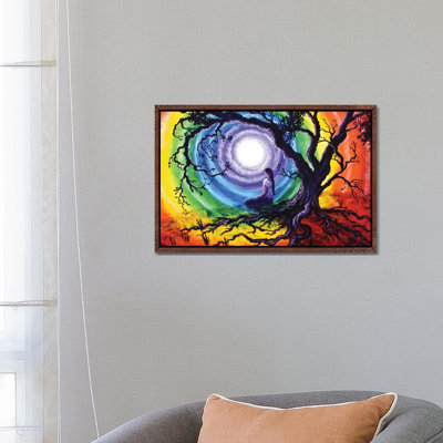 Tree Of Life Meditation by Laura Iverson - Painting on Canvas