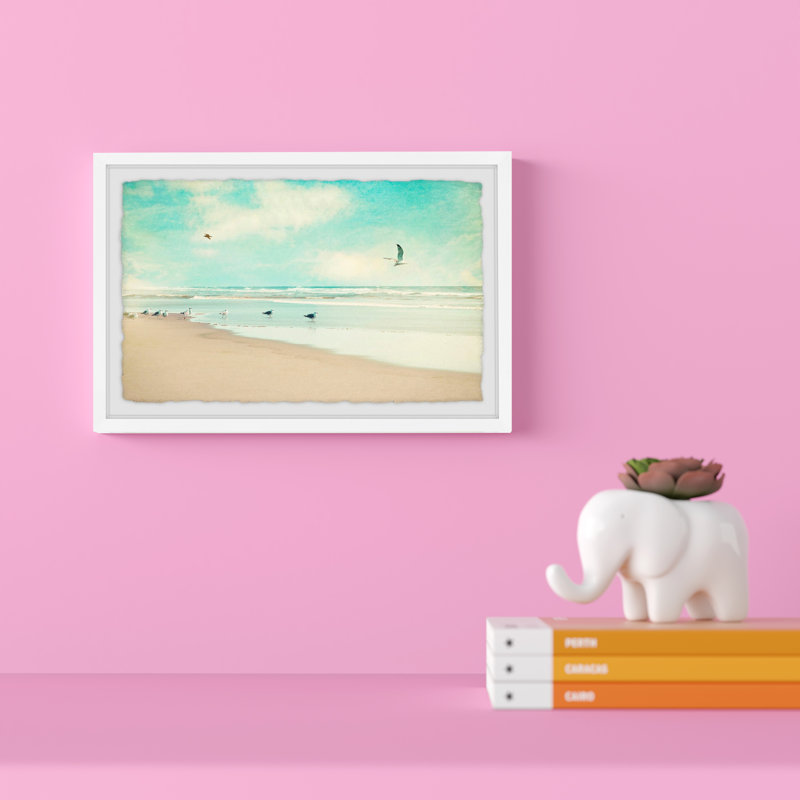 Morning Beach by Sylvia Cook - Single Picture Frame Print, 20 cm H x 30 cm W x 4 cm D