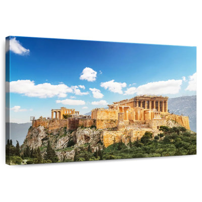 Kavia Acropolis Under The Blue Sky