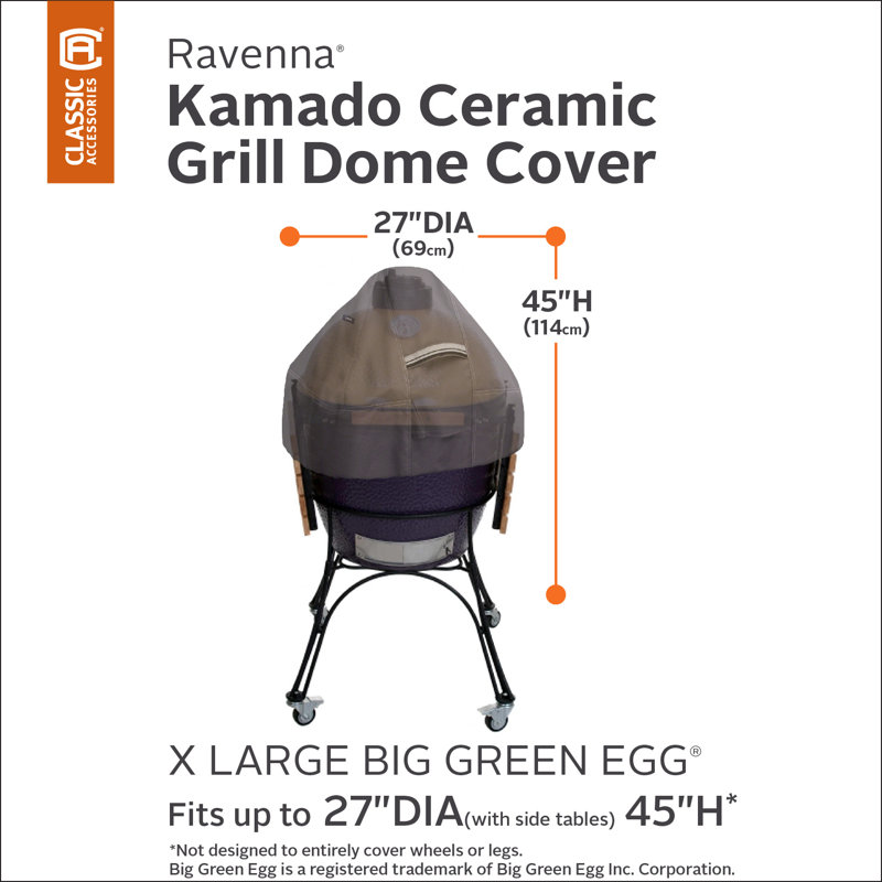 Arlmont & Co. Dane 27'' W x 27'' D Grill Cover, 24"H x 37"W x 27"D