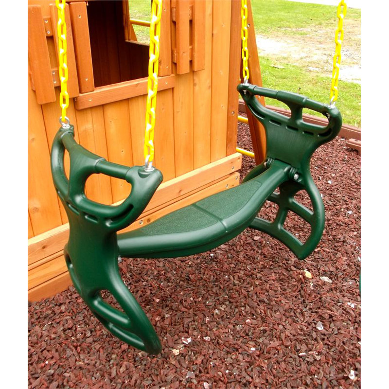 Fauteuil oscillant robuste avec chaînes