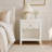 Sofia Wood 1 Drawer Reeded Nightstand-1945576330