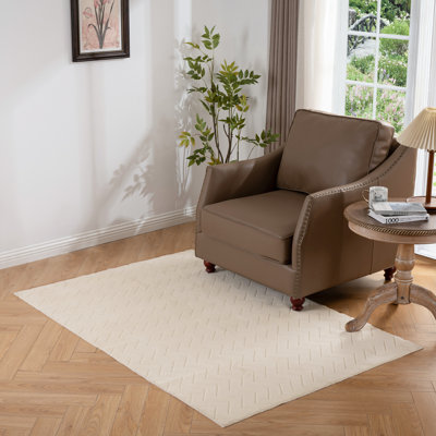 Tapis à motifs géométriques lavables à la machine - Tapis doux avec envers antidérapant pour le salon, la chambre à coucher, le bureau