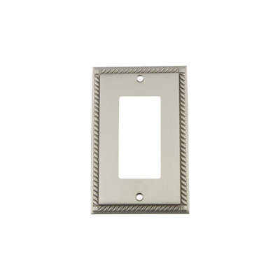 Rope 1-Gang Rocker Wall Plate