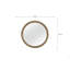 Miroir rond English Oak