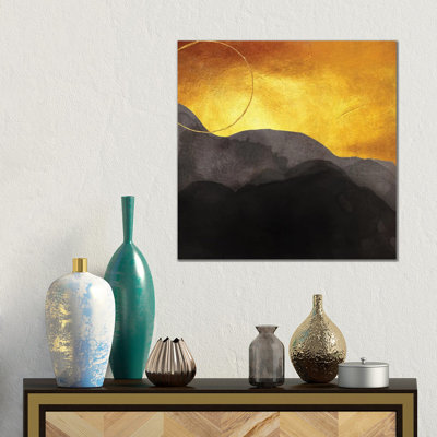 Gold Sunset Abstract by Christine Zalewski - Gallery-Wrapped Canvas Giclée on Canvas