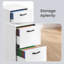 Classeur vertical mobile 2 tiroirs Cambrie-720686002