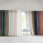 Twist Tab Lined Window Curtain Panel Navy 50x84"
