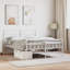 Structure de lit en métal Danzell, robuste, sans matelas-973433457-973433470
