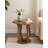 Flower-shaped End Table, Farmhouse Side Table