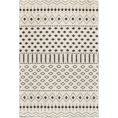 Imitation Cashmere Ethnic Geometric Stripes Carpet