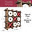 9 Piece Solid Wood Shelf