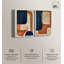 «Blue Cream», ensemble de 2 Boho Abstract par Art Remedy-114217923-114217931