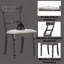 Ensemble de 2 chaises d'appoint Leventis