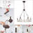 6-Light White Rustic Wooden Chandelier for Kitchen Island Dining Room(Bulbs not Included)-1755802944