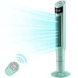 Antarctic Star 47” Bladeless Tower Fan – 360° Oscillation, 8 Speeds, 3 Modes,24 H Timer  | Remote Control & Whisper-Quiet Cooling for Bedroom, Home, Office!