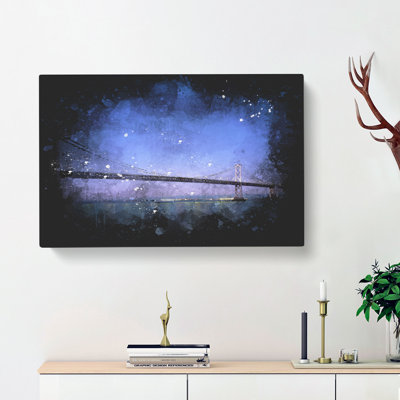 San Francisco Oakland Bay Bridge - Wrapped Canvas