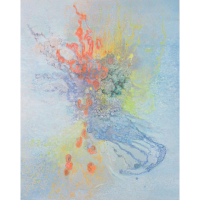 Coral Bouquet Painting