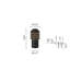 BYSTED GAR S LED 3K WO/ADP BLK BASE-93207102