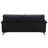 Eilene 83" Loveseat, Black Top Grain Leather