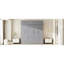 Grands lits escamotables modernes de grande taille avec armoires de rangement, fabrication en MDF