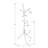 Coat Rack, Hall Tree, Free Standing, Hanging Bar, 6 Hooks, Entryway,  Metal, Contemporary,-1945039460