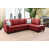 Red Faux Leather