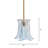 Malvina Cala 1-Light Blown Glass Pendant,-111137067