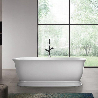 59'' x 31.5'' Soaking Acrylic Bathtub