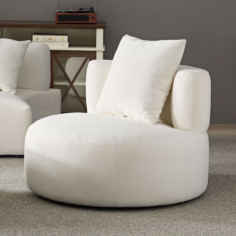 Canapé modulaire rotatif incurvé Modern Canapé, canapé pivotant 360 ° Comfy
