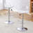 Swivel Upholstered Adjustable Height Counter Stool(Set of 2)-948509017