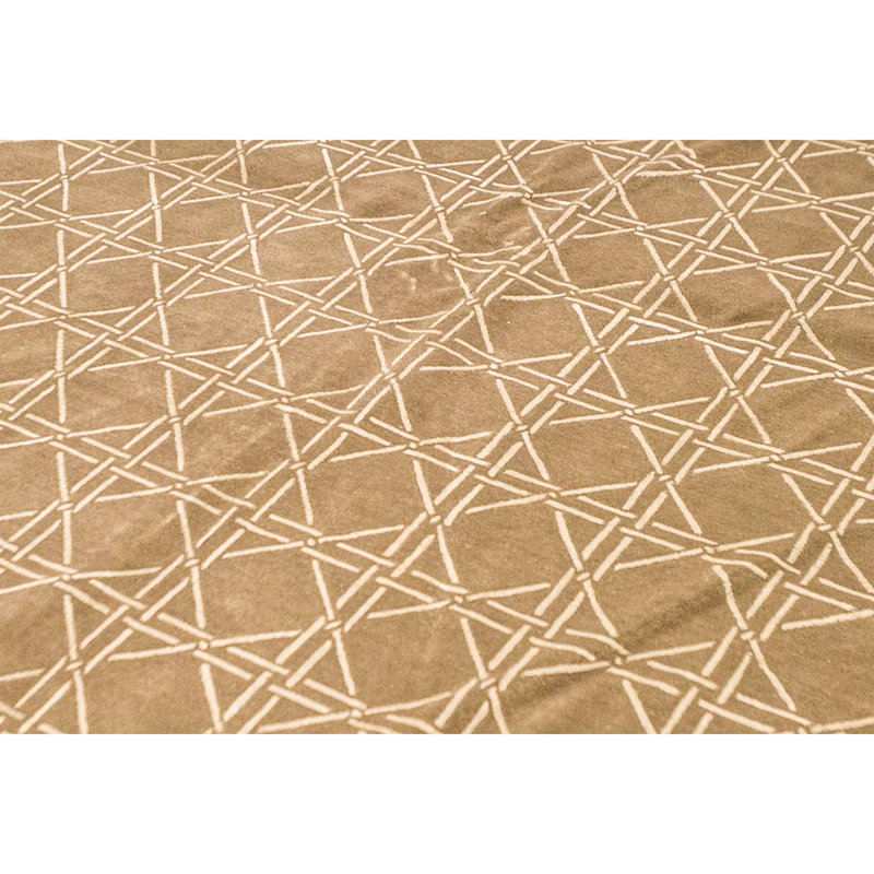 Himalayan Geometric Area Rug in Gray