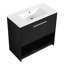 Meuble-lavabo sur pied 36 po, lavabo en céramique, structure en contreplaqué, 2 portes, meuble-lavabo en chêne noir avec lavabo, structure, fermeture en douceur, couleur foncée-1505048864-1505048867