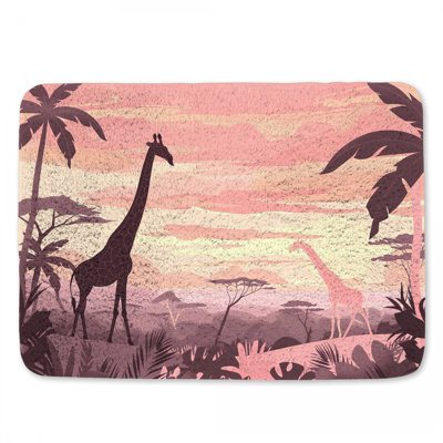 Masatomo Microfiber / Microsuede Non-Slip Bath Mat