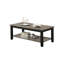 Table basse avec tablette ouverte