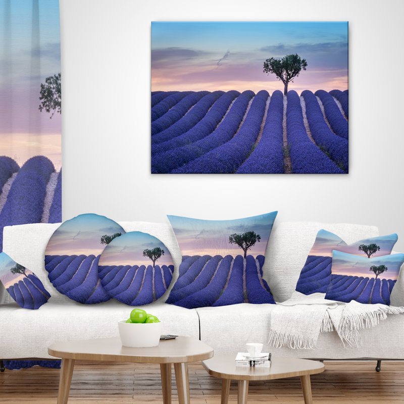 Coussin Schafer Lonely Trees, 16 po x 16 po, Coussin décoratif