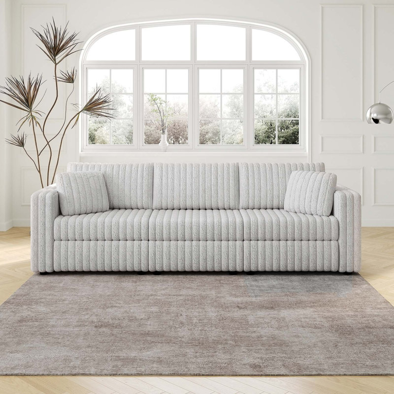 Comfortable 3-Person Modular Sofa with Practical Storage and Stylish Design
