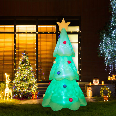 9FT Lighted Inflatable Christmas Tree Decor