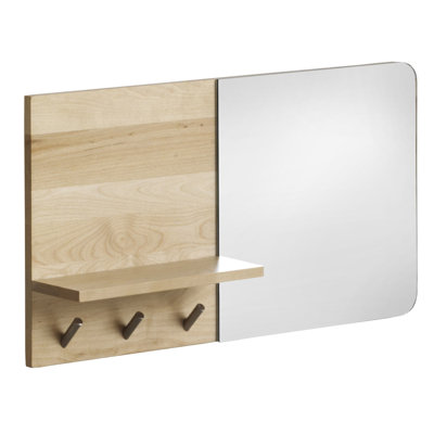 Antini Wood Flat Wall Mirror
