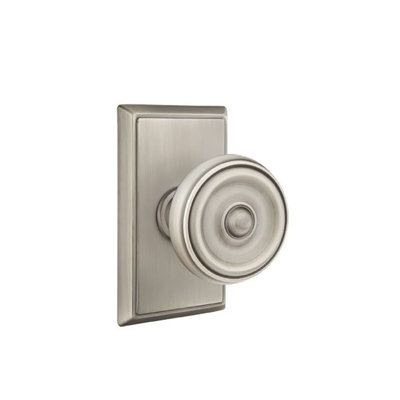 Privacy Waverly Knob with Rectangular Rose