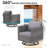 Chaden Wicker 7 - Person Patio Conversation Set with Cushions-785049359