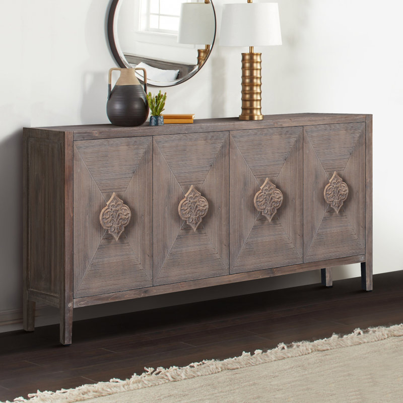 Romel 59.8'' Sideboard, Antique Brown