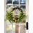 22'' Wreath with Carnations and Echinops