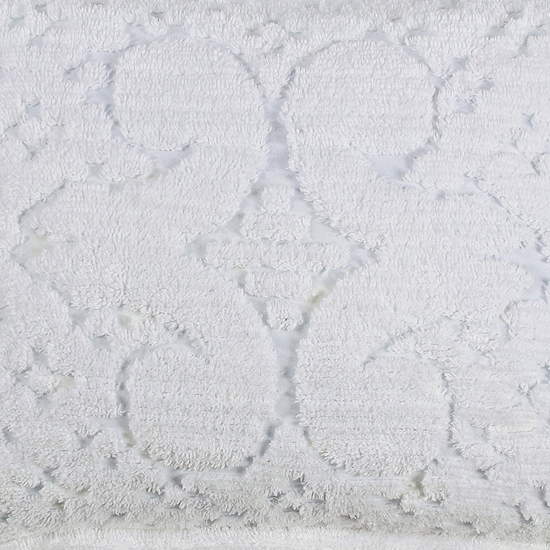 Housse de coussin 100% coton Ashille, Blanc, Taie décorative standard