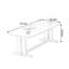 Bureau rectangulaire multifonctionnel et stable-1672425824