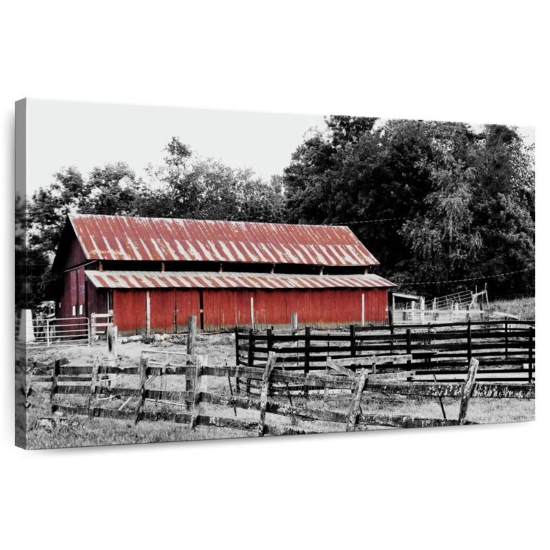 Lilie BW Rustic Barn, H 26 po x l 39 po